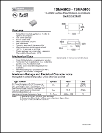 Click here to download 1SMA5926_1 Datasheet