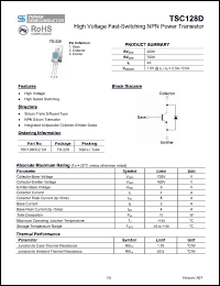 Click here to download TSC128DCZ Datasheet