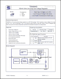 Click here to download TS4264GCW50 Datasheet