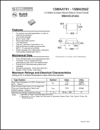 Click here to download 1SMA4741_1 Datasheet