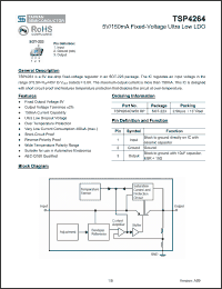 Click here to download TSP4264CW50RP Datasheet