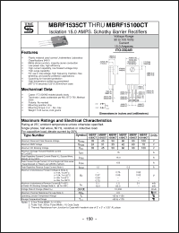 Click here to download MBRF1590CT Datasheet