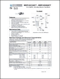 Click here to download MBR10H200CT Datasheet