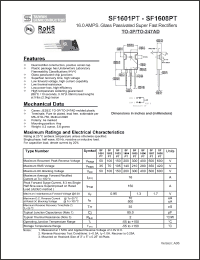 Click here to download SF1608PT Datasheet