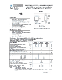 Click here to download MBRS20H150CT Datasheet