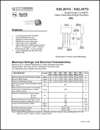 Click here to download KBL401G_1 Datasheet