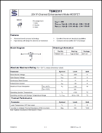 Click here to download TSM2311CX Datasheet