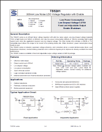 Click here to download TS5201CS Datasheet