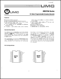 Click here to download UM3758-084A Datasheet