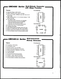 Click here to download UM3481A Datasheet