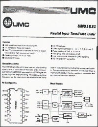 Click here to download UM91531 Datasheet