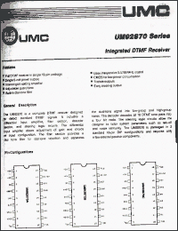 Click here to download UM92870A Datasheet