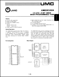 Click here to download UM23C1024M15 Datasheet