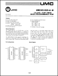 Click here to download UM23C1025B/12 Datasheet