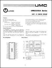 Click here to download UM62256-12L Datasheet