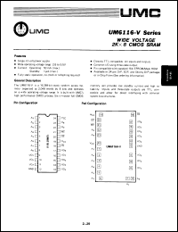 Click here to download UM6116K-V Datasheet