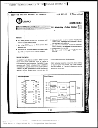 Click here to download UM91611 Datasheet