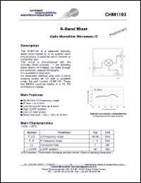 Click here to download CHM1193 Datasheet