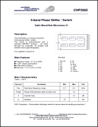 Click here to download CHP2085-99F/00 Datasheet