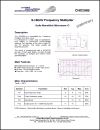 Click here to download CHX2089-99F/00 Datasheet