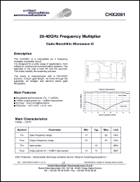 Click here to download CHX2091-99F/00 Datasheet