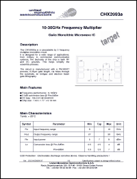 Click here to download CHX2093a99FF/00 Datasheet
