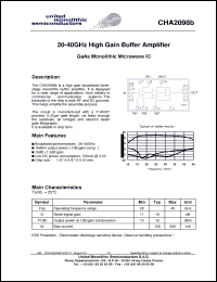 Click here to download CHA2098 Datasheet