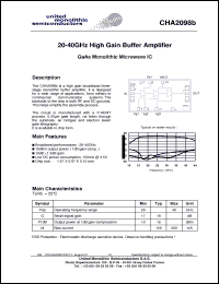 Click here to download CHA2098b99F/00 Datasheet