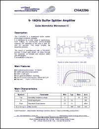 Click here to download CHA2296-99F/00 Datasheet