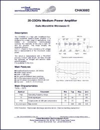 Click here to download CHA3092-99F/00 Datasheet