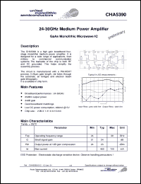 Click here to download CHA5390-99 Datasheet