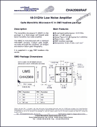 Click here to download CHA2069RAF/24 Datasheet
