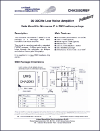Click here to download CHA2093RBF/24 Datasheet