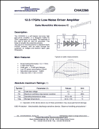 Click here to download CHA2266-99F/00 Datasheet
