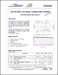 Click here to download CHA2293-99F/00 Datasheet