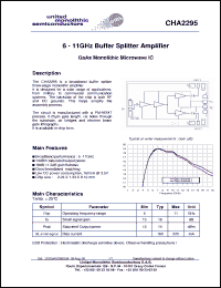 Click here to download CHA2295-99F/00 Datasheet