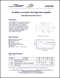 Click here to download CHA2395-99F/00 Datasheet