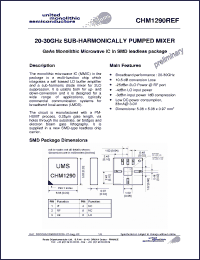Click here to download CHM1290REF/24 Datasheet