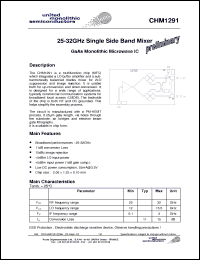 Click here to download CHM1291-99F/00 Datasheet