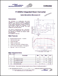Click here to download CHR2292-99F/00 Datasheet