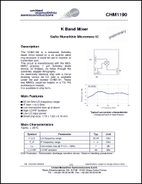 Click here to download CHM1190-99F/00 Datasheet