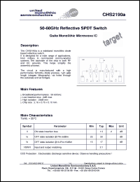 Click here to download CHS2190a99F/00 Datasheet