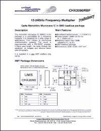 Click here to download CHX2090RBF Datasheet