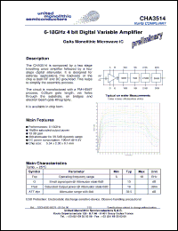 Click here to download CHA3514 Datasheet