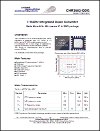 Click here to download CHR3662-QDG Datasheet