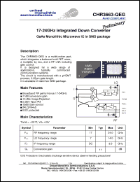 Click here to download CHR3663-QEG Datasheet