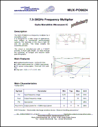 Click here to download MUX-PO9824 Datasheet