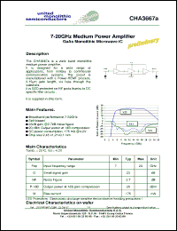 Click here to download CHA3667A Datasheet