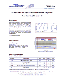 Click here to download CHA2159 Datasheet