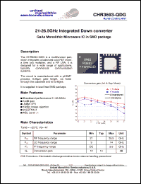 Click here to download CHR3693-QDG Datasheet